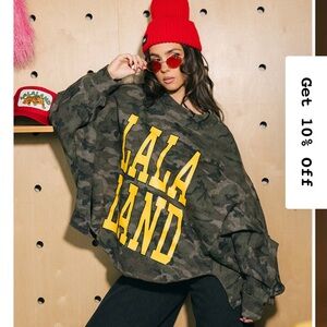 NWT College Dropout LA LA LAND Sweatshirt- Current Style Retail 114